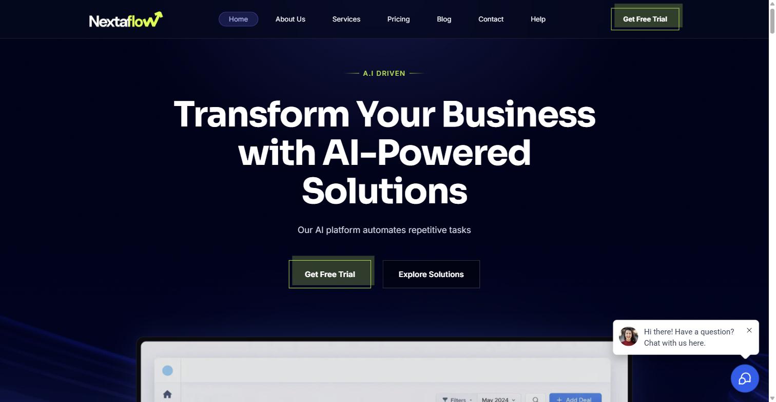 Nextaflow screenshot